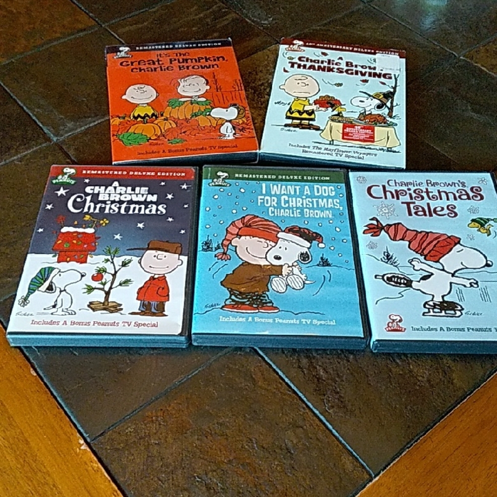 Charlie Brown Holiday DVD Collection LOT OF 5